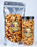 Nutgaon Granola in a transparent pouch and jar