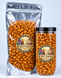 Nutgaon Peri Peri Edamame in a transparent pouch and jar